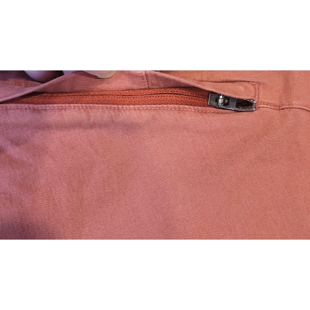 Lululemon Men's Bowline Short 5" Stretch Ripstop Shorts Size M Rust Pockets - Picture 6 of 8